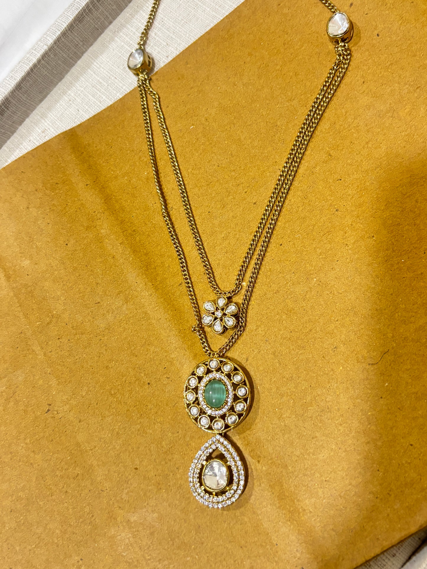 Panna Chain Necklace set