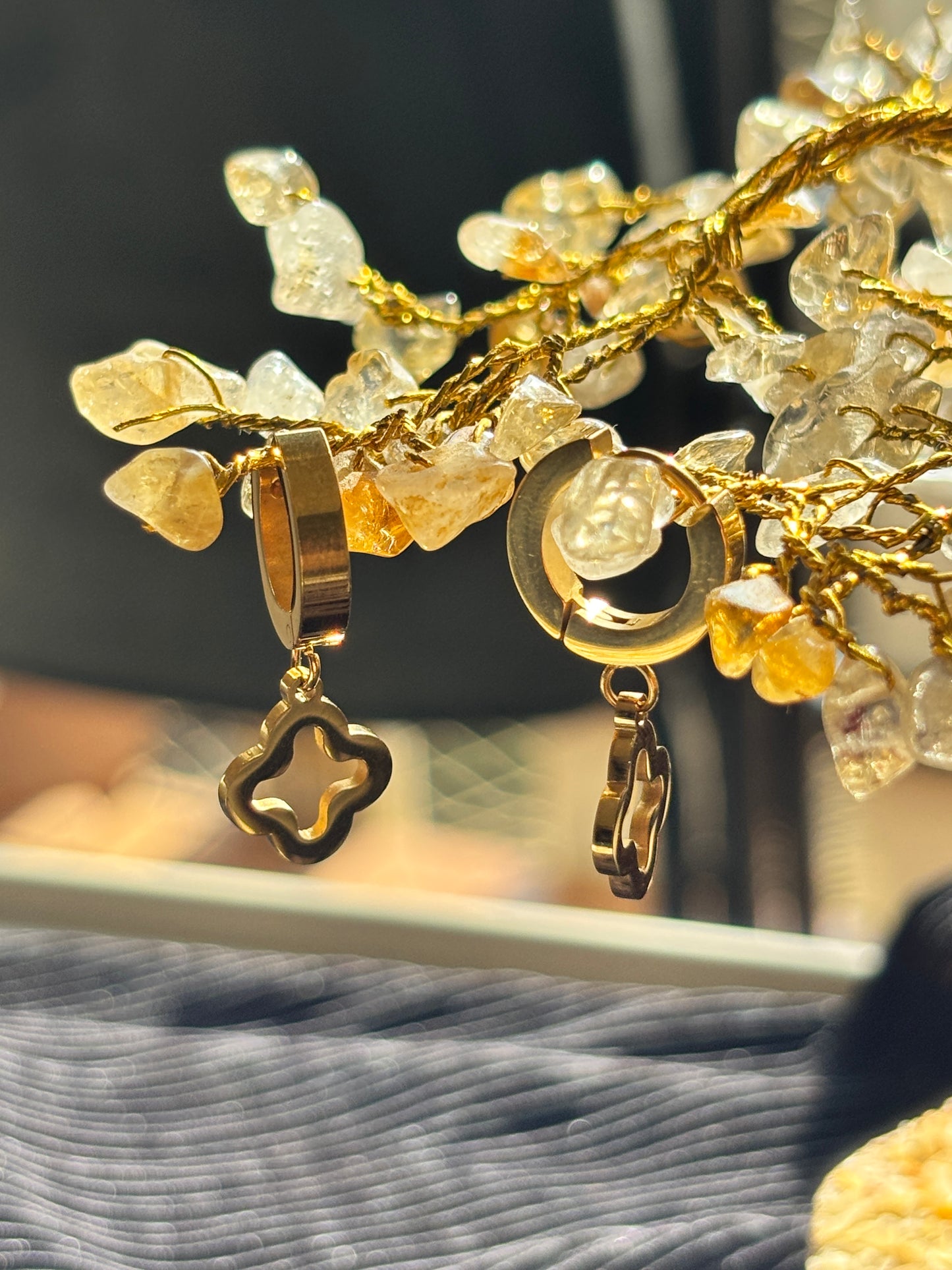Flower Drop Earrings