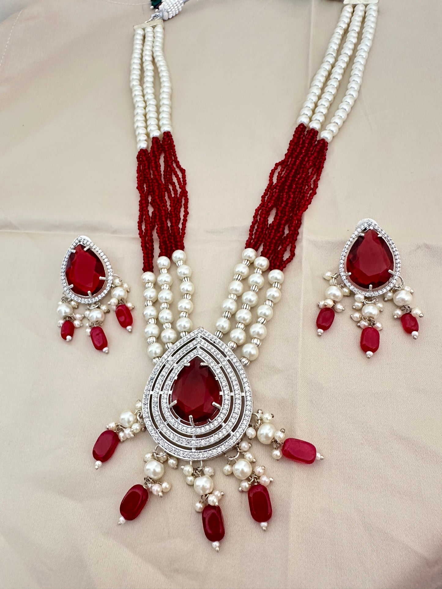 Ruby Pendant set