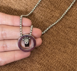 Friendship Minimal Barrel Necklace