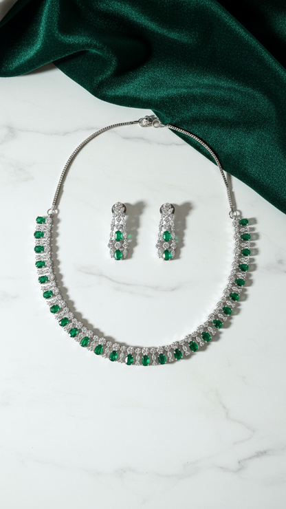 Emerald Necklace Set