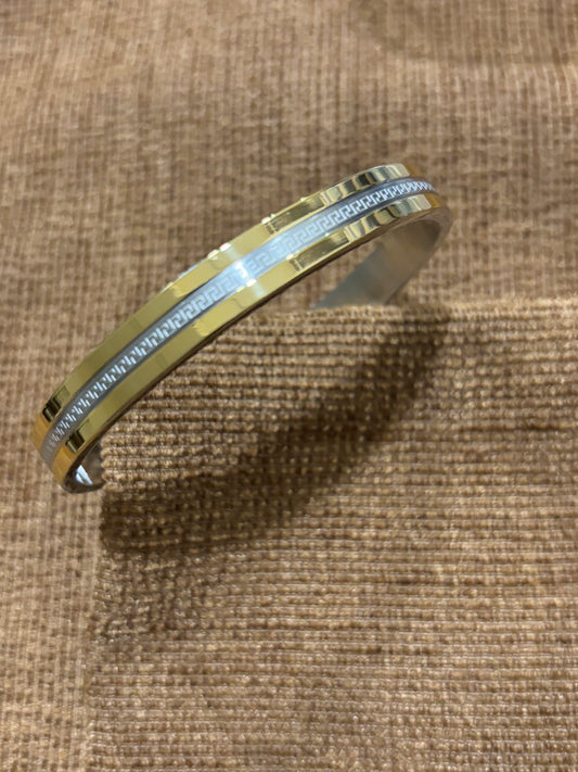 Gold Silver Men's Bracelet