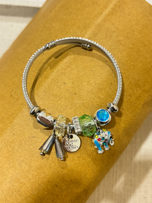 Blue Elephant Pandora Bracelet