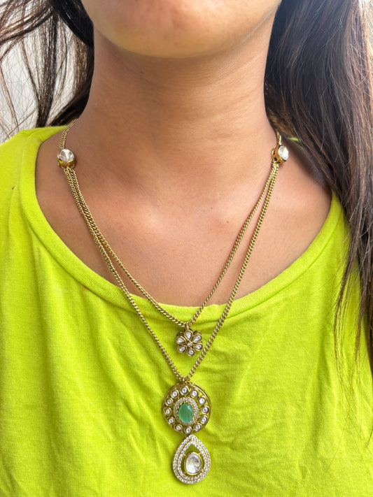 Panna Chain Necklace set