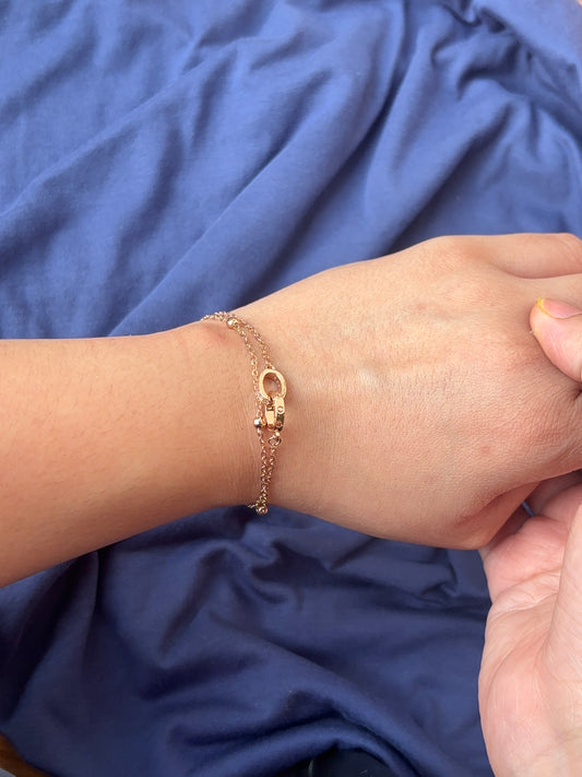 Interlocked Chain Bracelet