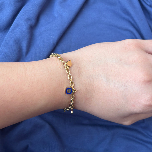 Adora Chain Charm Bracelet