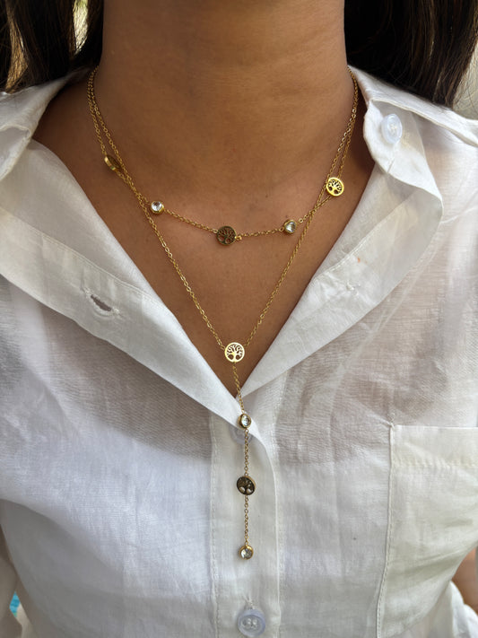 Tree of life layered Necklace