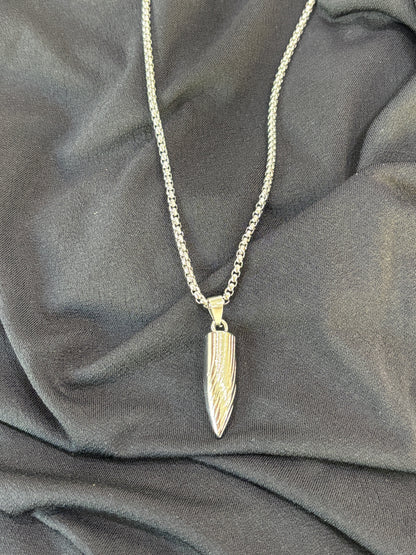 Bullet Pendant Chain