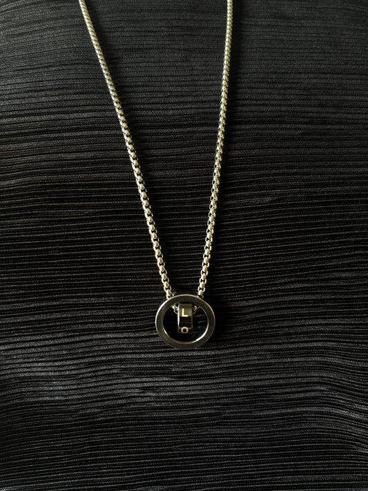 Friendship Minimal Barrel Necklace