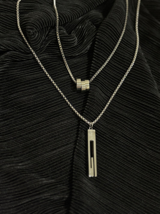 Double Layered Pendant Chain