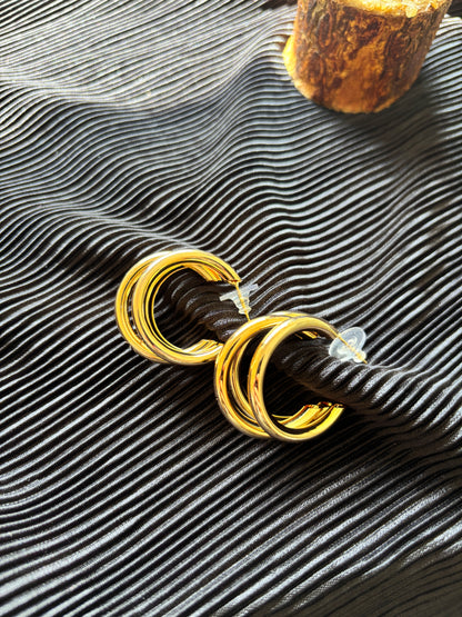 Triple Loop Earrings