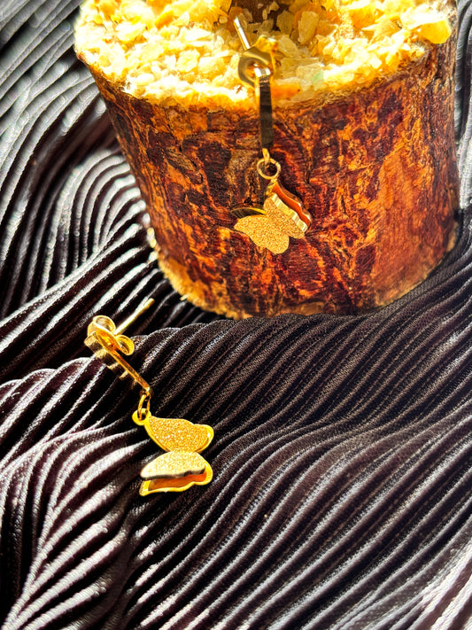 Butterfly Drop Earrings