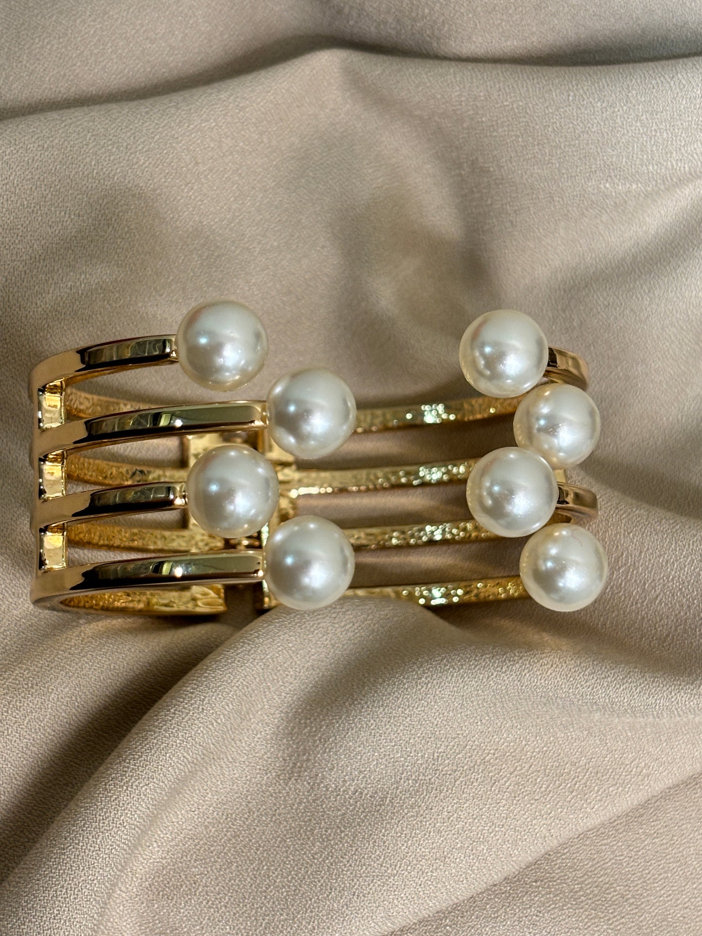 Golden Glow Cuff  Bracelet