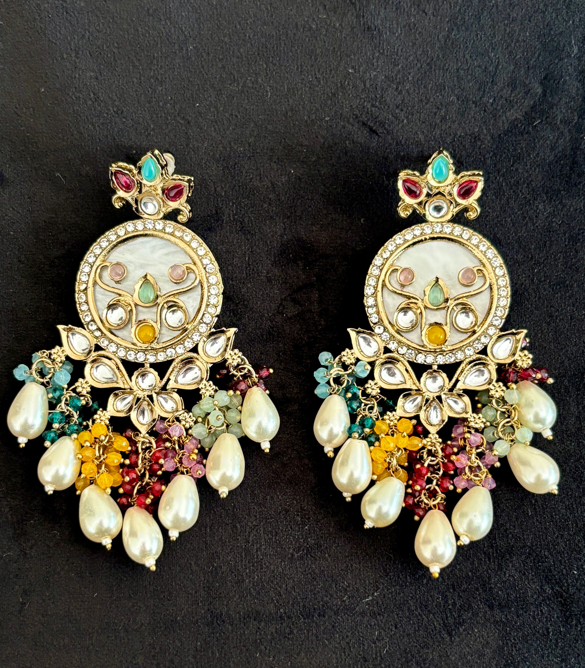 Multi Color Jhumkas