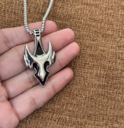 Arrow Design Mens Pendant  Chain