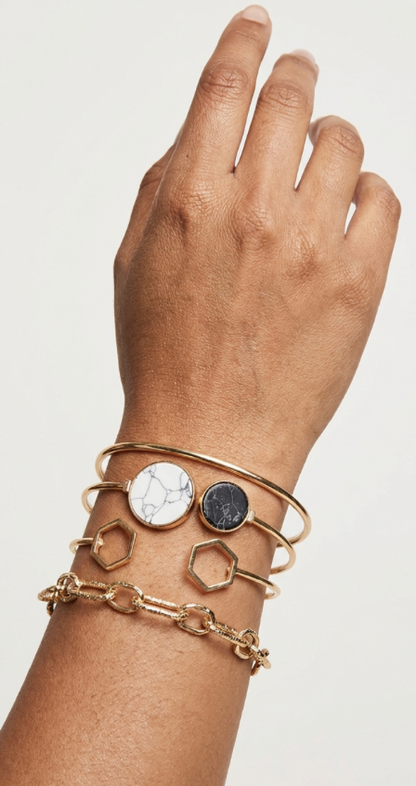 Stackable gold Bracelet