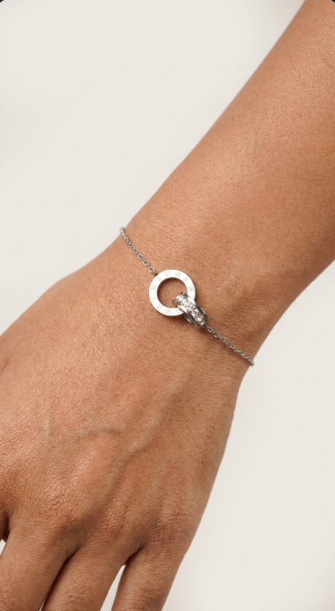 Interlinked Silver Bracelet