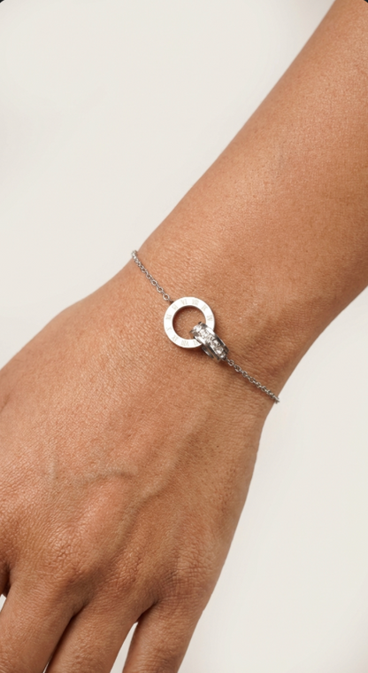 Interlinked Silver Bracelet
