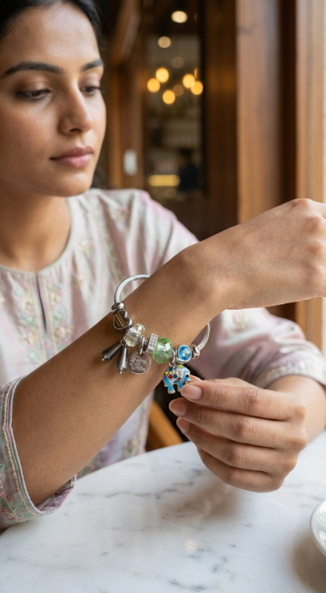 Blue Elephant Pandora Bracelet