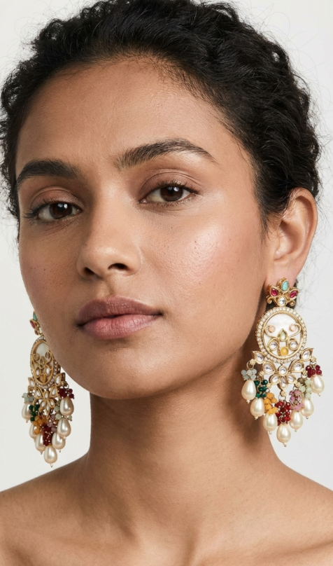 Multi Color Jhumkas