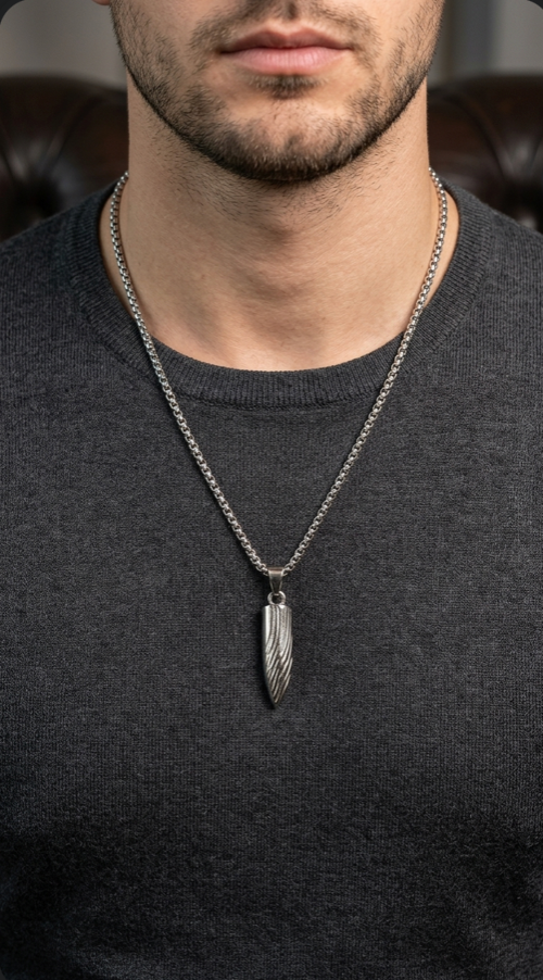 Bullet Pendant Chain