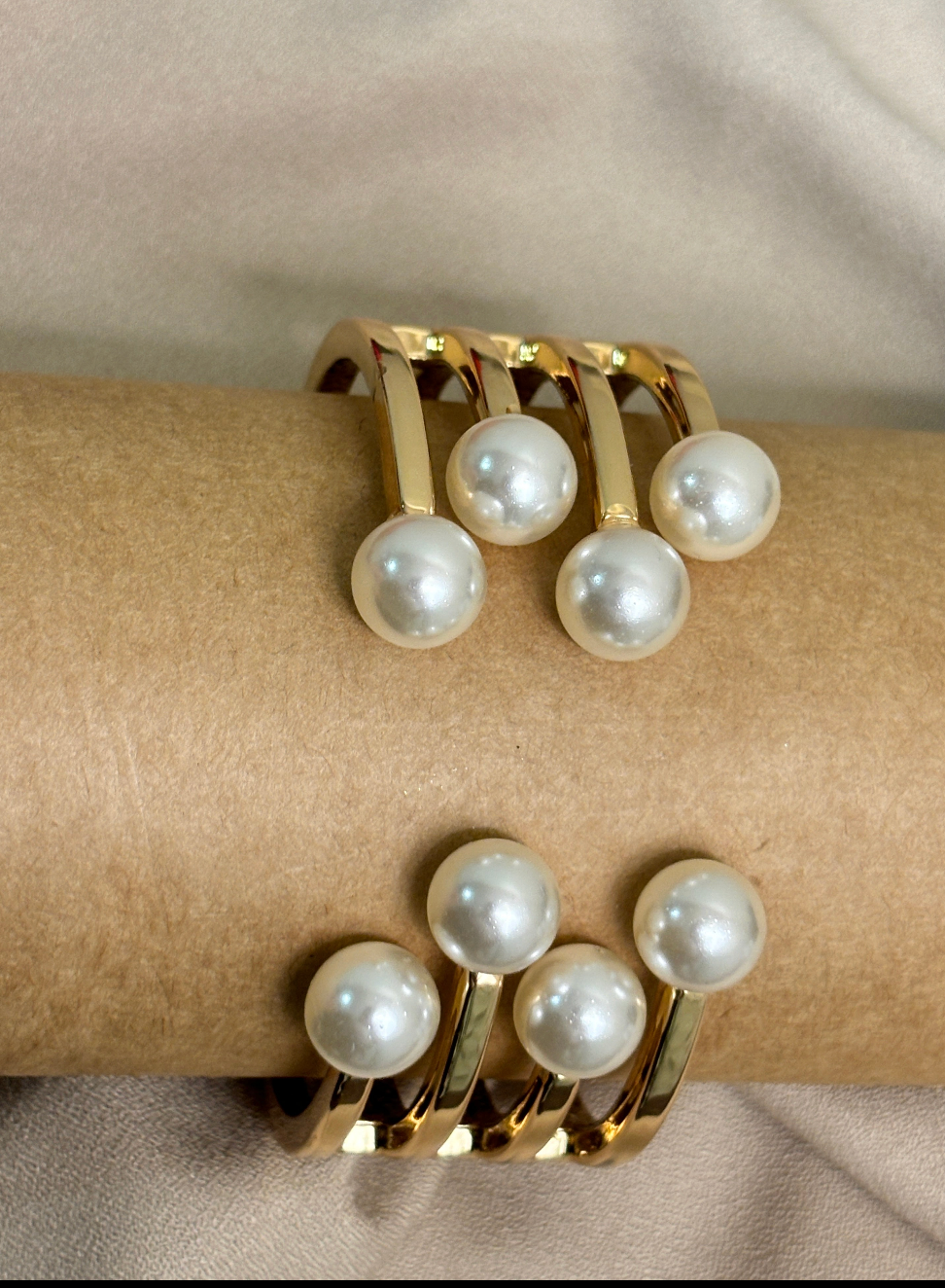 Golden Glow Cuff  Bracelet