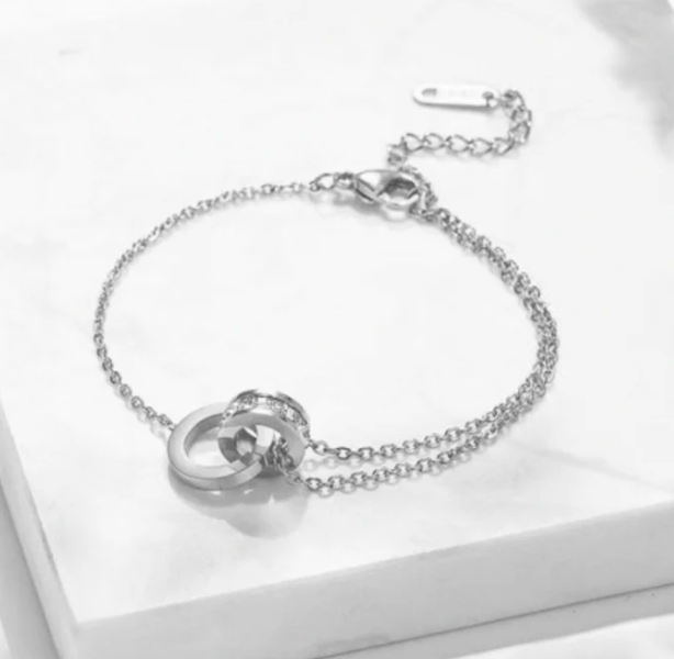 Interlinked Silver Bracelet
