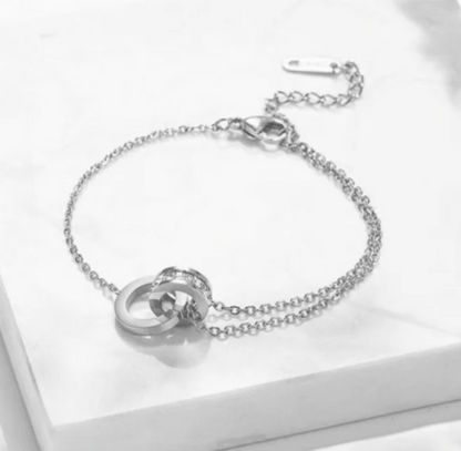 Interlinked Silver Bracelet