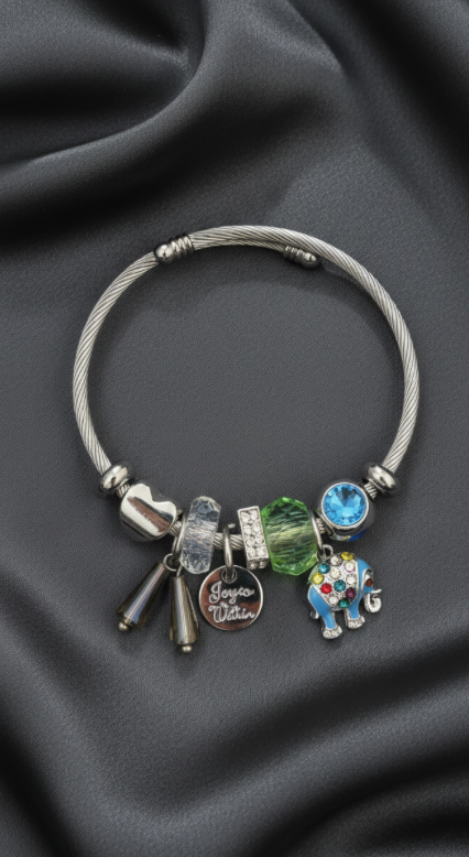 Blue Elephant Pandora Bracelet