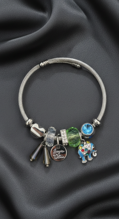 Blue Elephant Pandora Bracelet