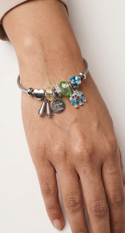 Blue Elephant Pandora Bracelet