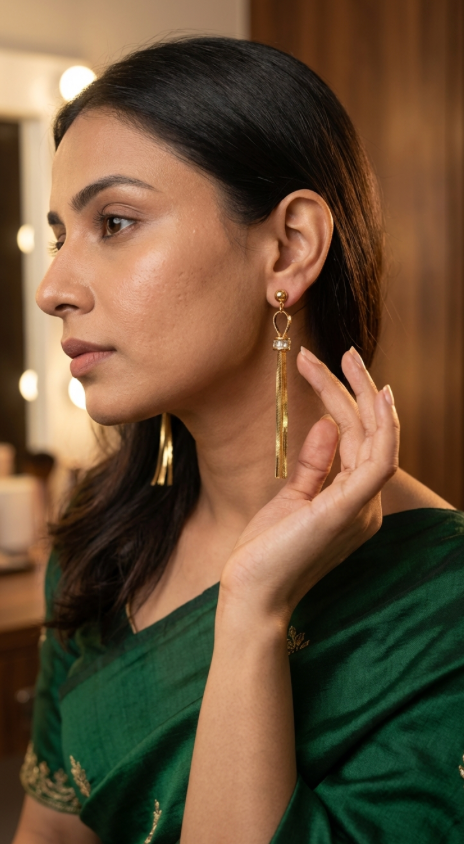 Chain Drop  Earrings