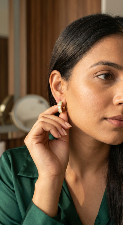 Half Bali Earrings