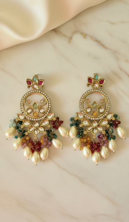 Multi Color Jhumkas