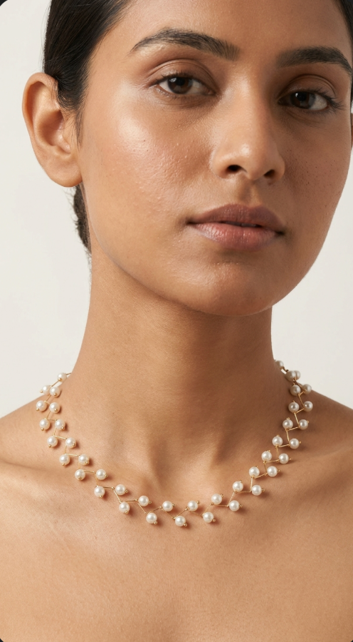 Pearl choker Necklace