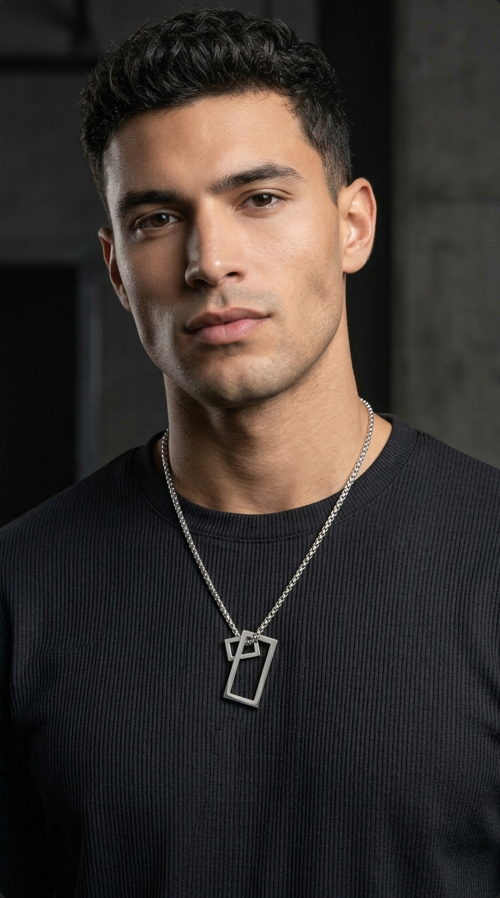 Geometric Design Pendant