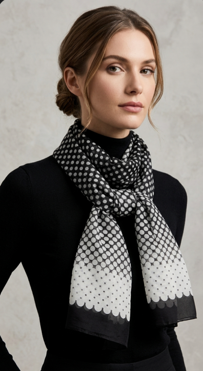 Black & White Scarf