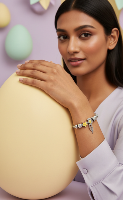 Yellow Pandora Bracelet