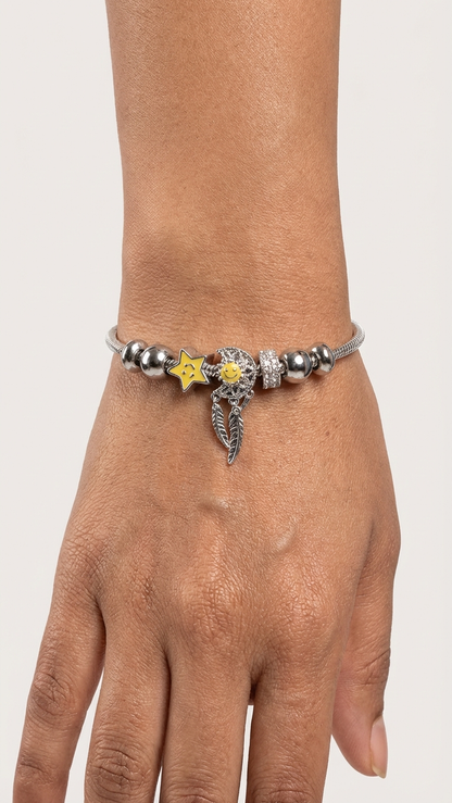 Yellow Pandora Bracelet